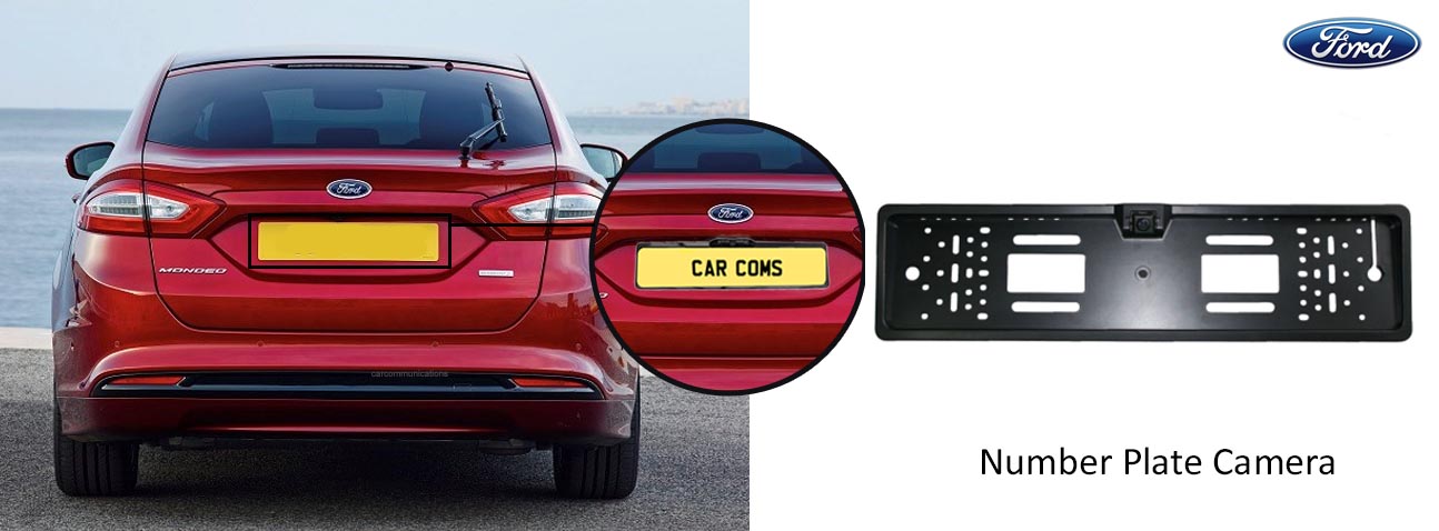 mondeo reversing rear view number plate camera
